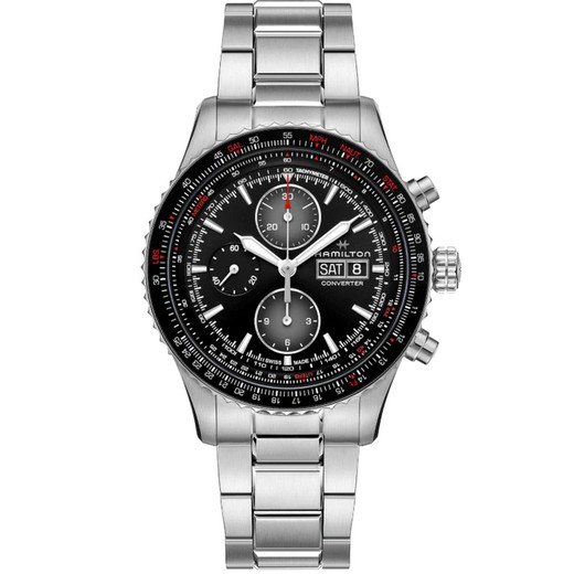 H76726130  Khaki AviationConverter Auto Chrono