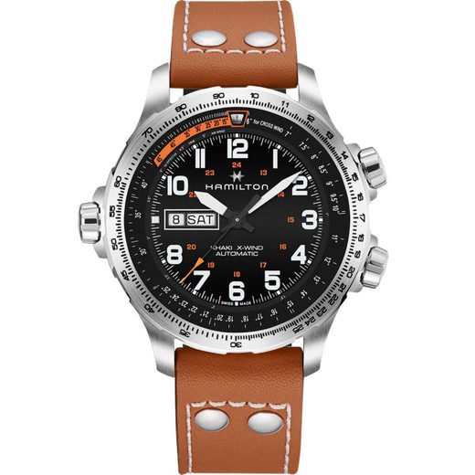 H77755533  Khaki AviationX-Wind Day Date Auto