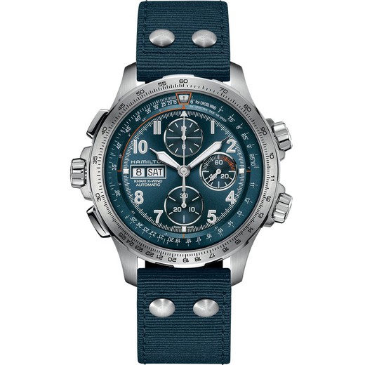 H77906940   Khaki Aviation Khaki X-Wind Auto Chrono 45mm