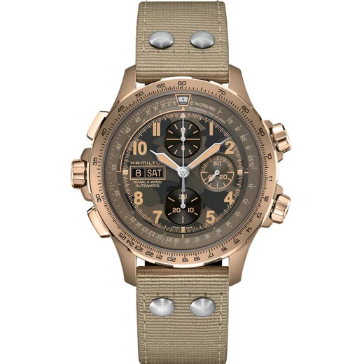 H77916920   Khaki Aviation Khaki X-Wind Auto Chrono 45mm