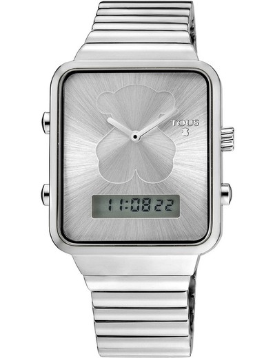 Reloj Tous I-Bear Ss Dig Square Brazalete Esf Acero