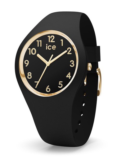 ICE-WATCH Glam - Black Gold - Numbers - Small - 3H