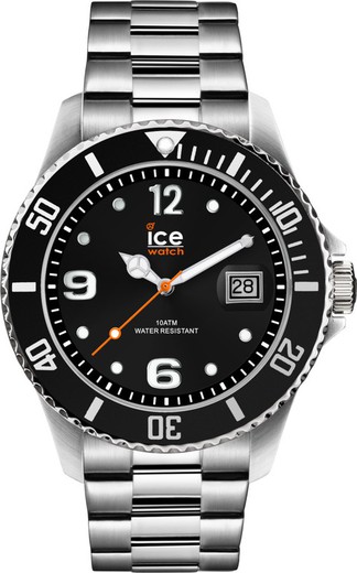 ICE-WATCH Steel - Black silver - Large - 3H