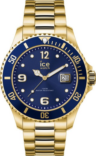 ICE-WATCH Steel - Gold blue - Extra large - 3H