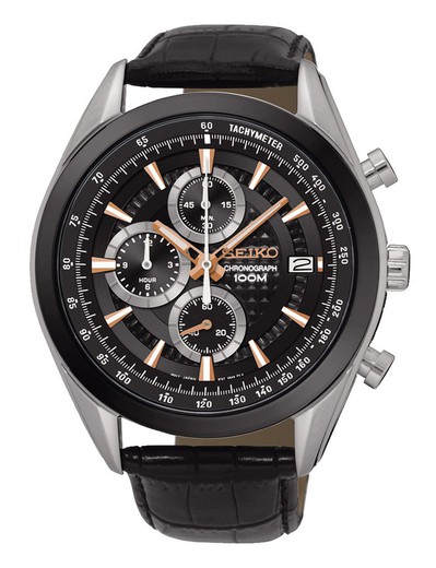 Reloj Neo Sports Cuarzo Crono Negro calibre 8T67