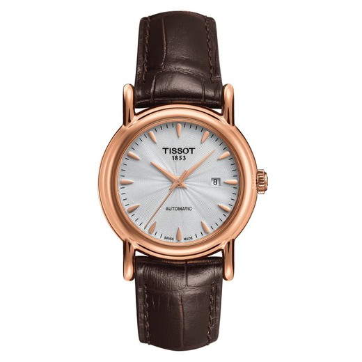 Tissot Carson Automatic Lady 18K Gold colección T-Gold