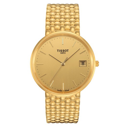 Tissot Goldrun Sapphire 18K Gold colección T-Gold