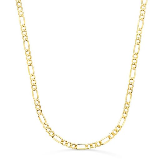 18k cadena oro amarillo cartier hueca ancho: 3,5mm largo: 50cm cierre mosqueton