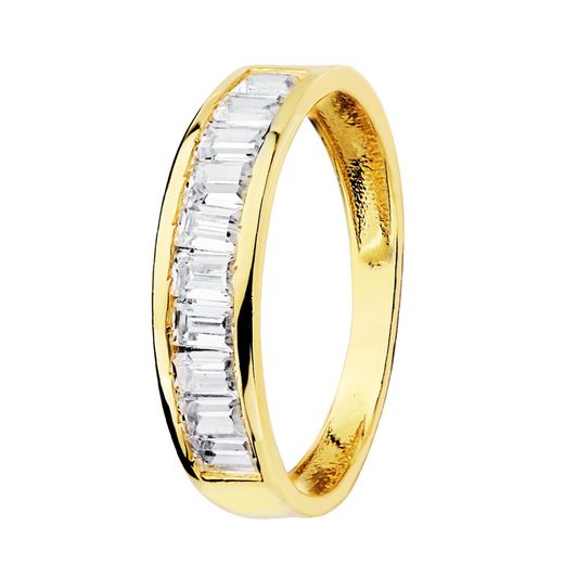 33000000 Alianza oro amarillo circonitas.