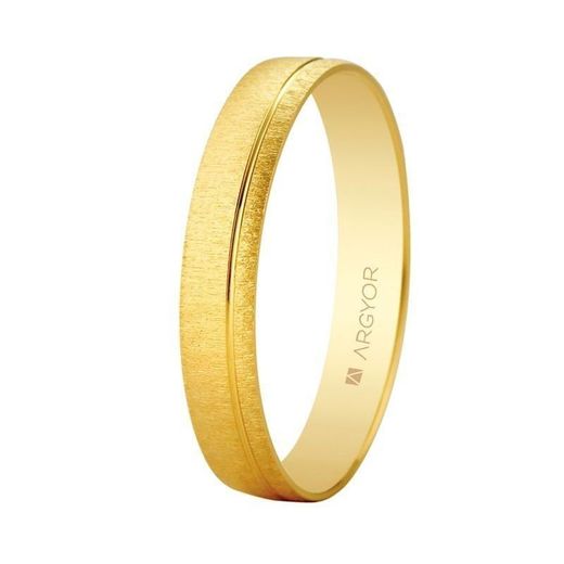 5135473.Alianza de oro amarillo de 18 Quilates