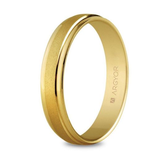 5140044. Alianza de oro amarillo en 18 quilates Argyor