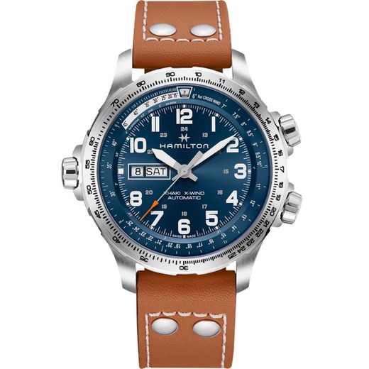 H77765541  Khaki AviationX-Wind Day Date Auto