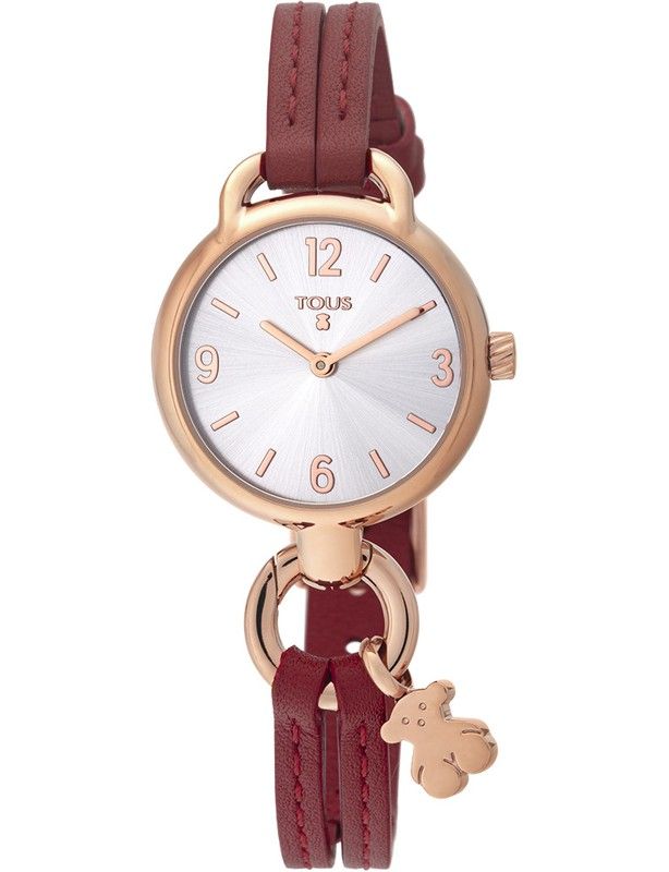 Pulsera De Plata Y Cuero Hold Tous Pulsera Hold Bañada En Oro De