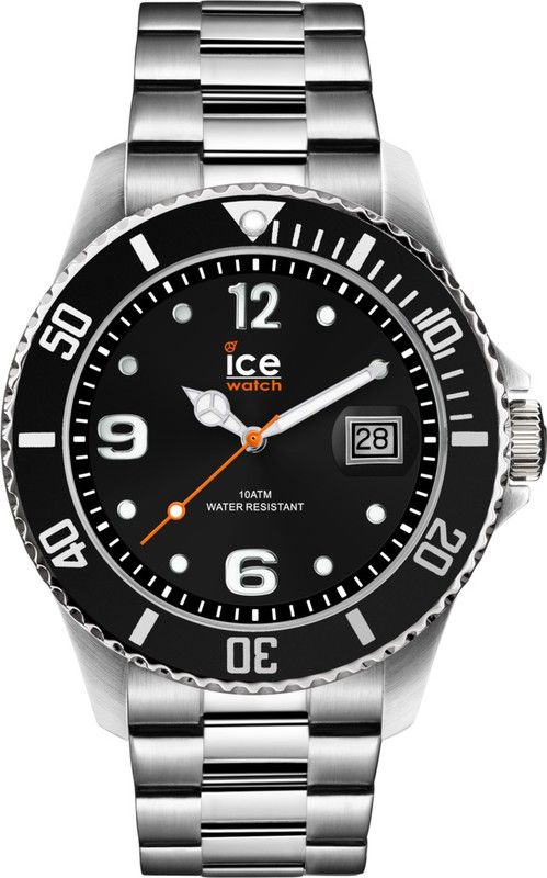 ICE-WATCH Steel - Black silver - Large - 3H