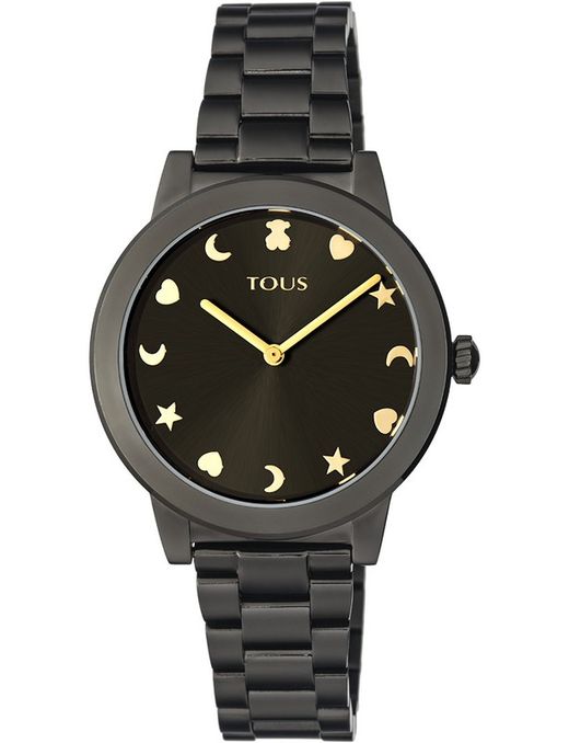Reloj Tous Nocturne Ipgun Esf Negra Brazalete