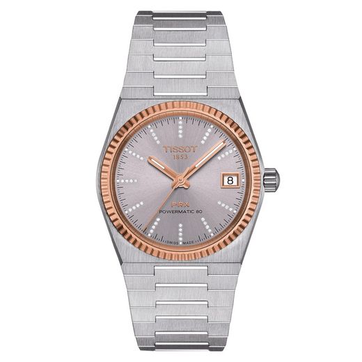 prx 35MM powermatic 80 steel & 18K gold bezel