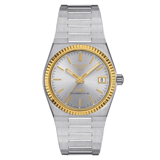 prx powermatic 80 35MM steel and 18K gold beizel