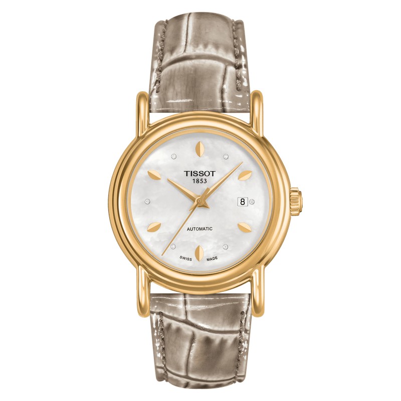 Tissot Carson Automatic Lady 18K Gold colecci n T Gold